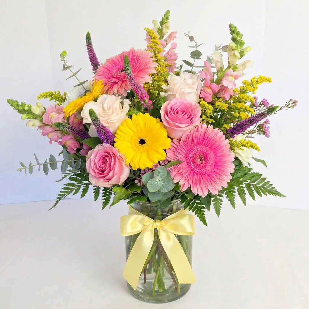 Sending Sunshine Flower Vase Arrangement