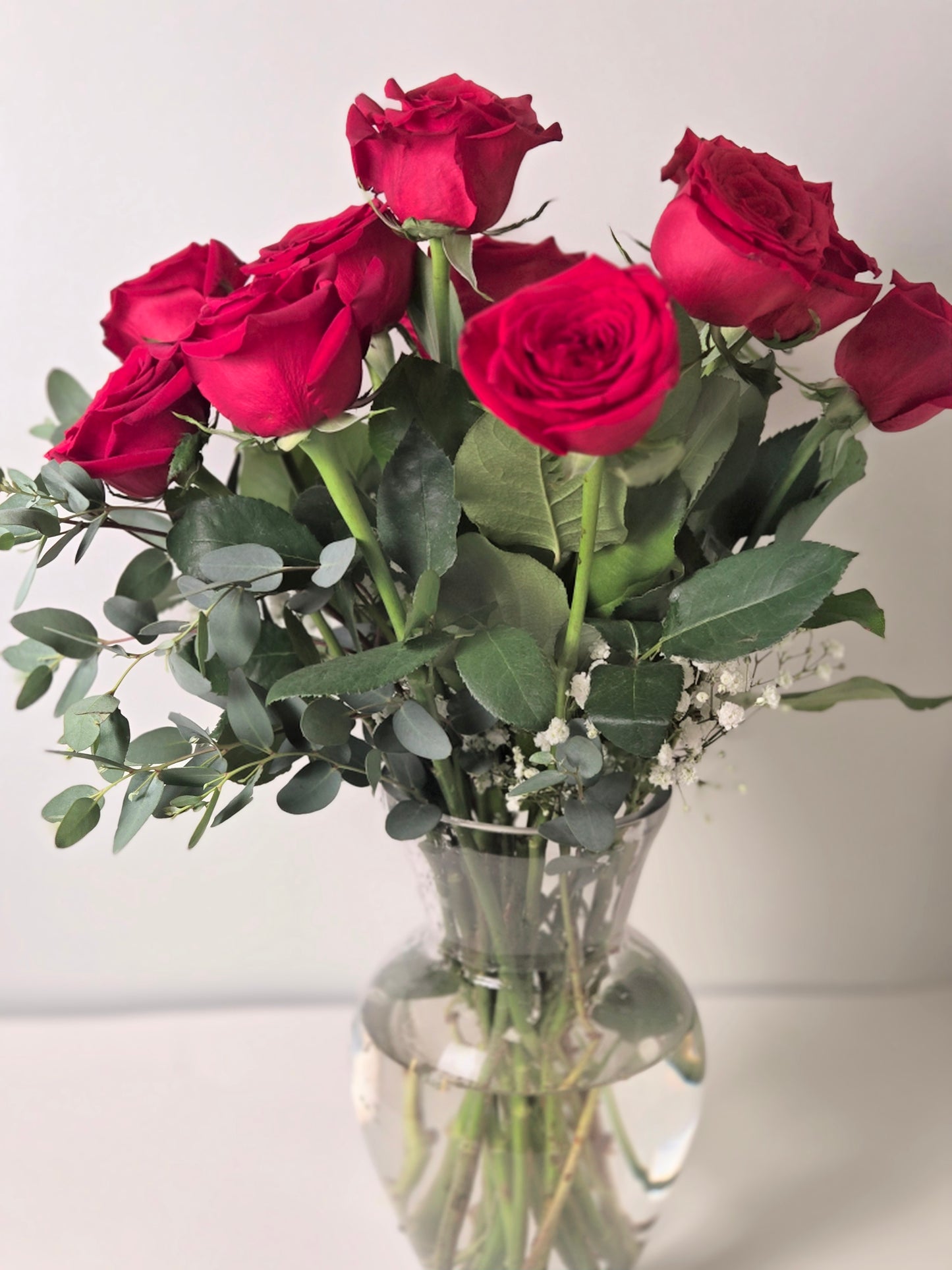 Red Roses Classic Vase Arrangement