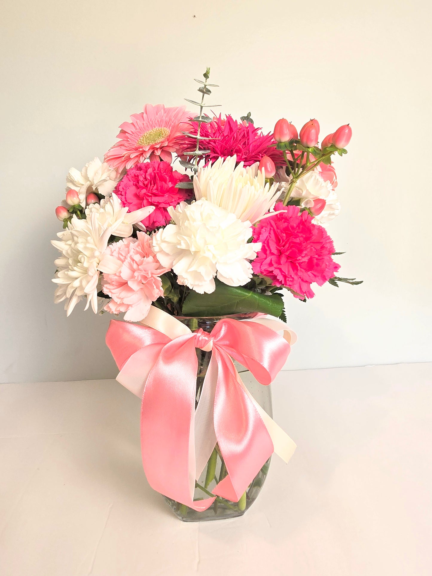 Pink Vase Arrangement