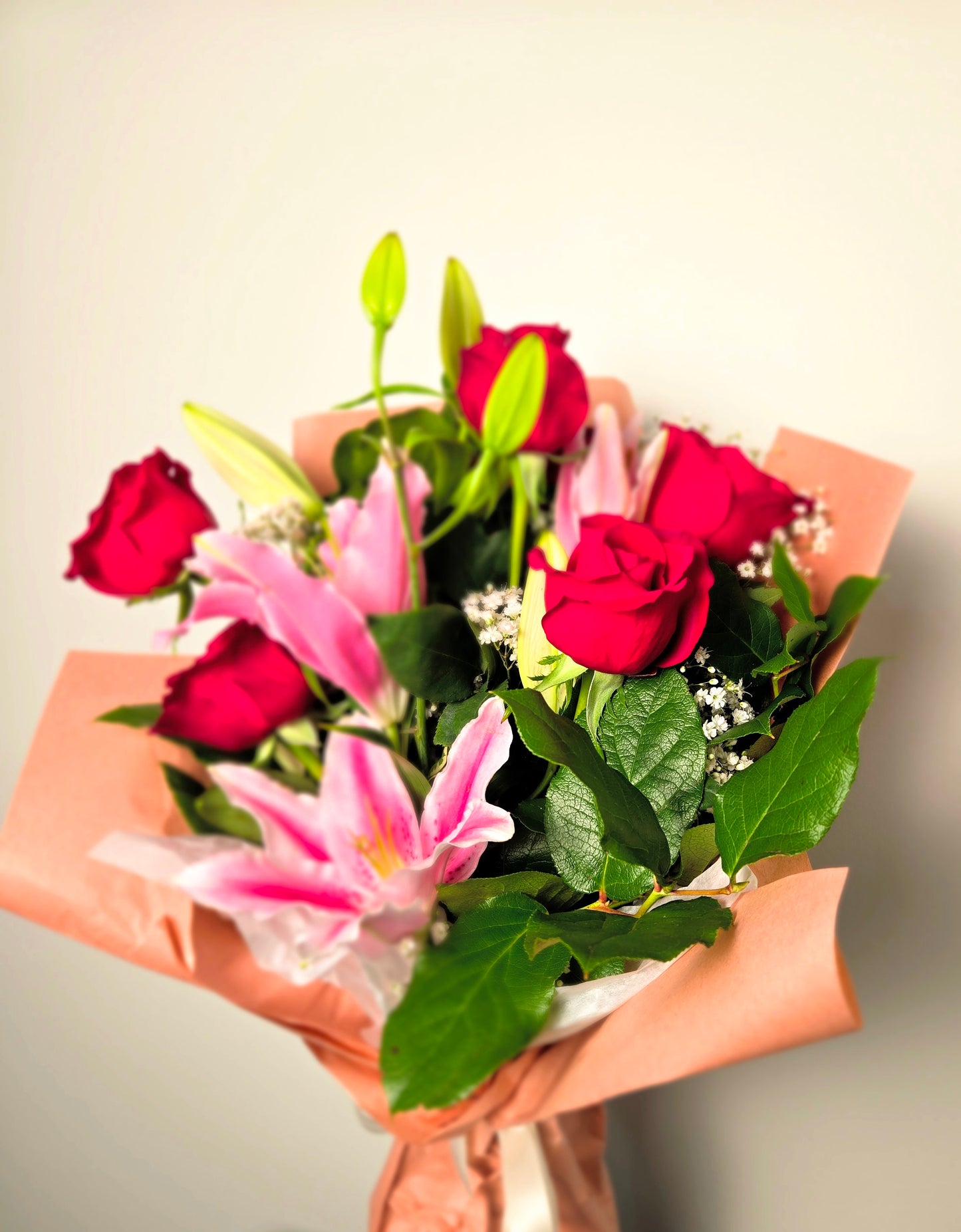 Lilly's and Roses Bouquet