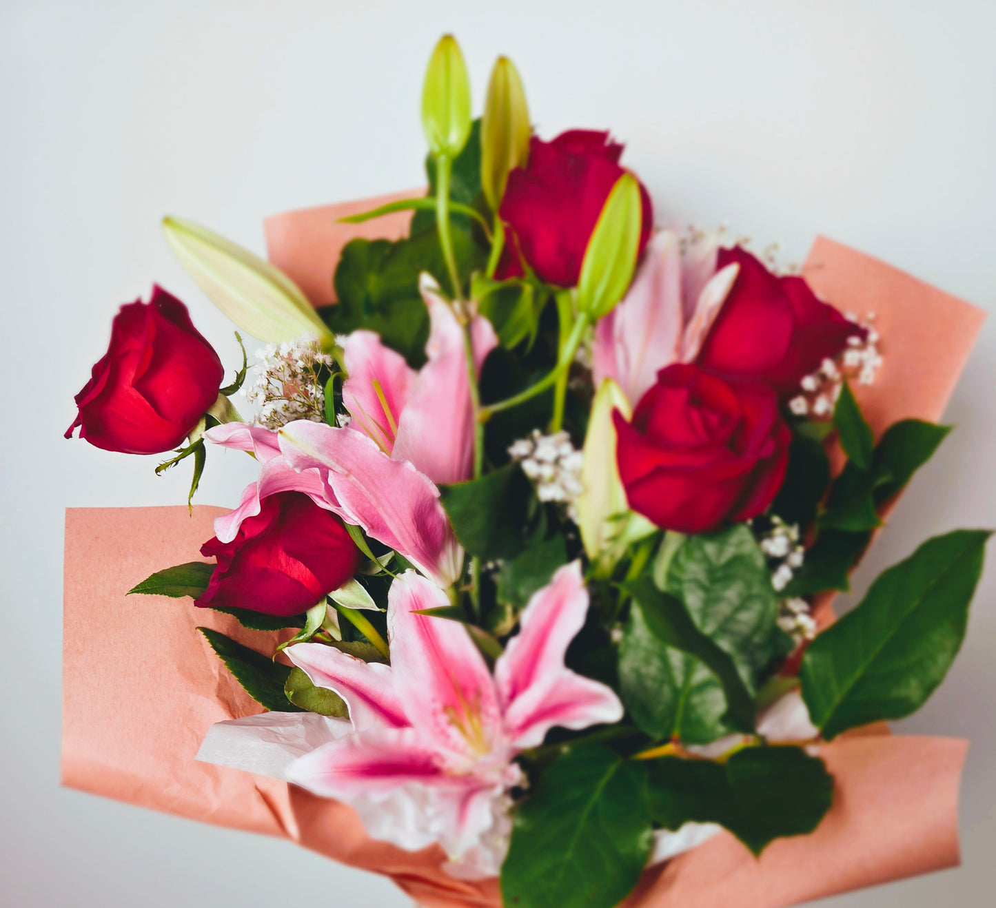 Lilly's and Roses Bouquet