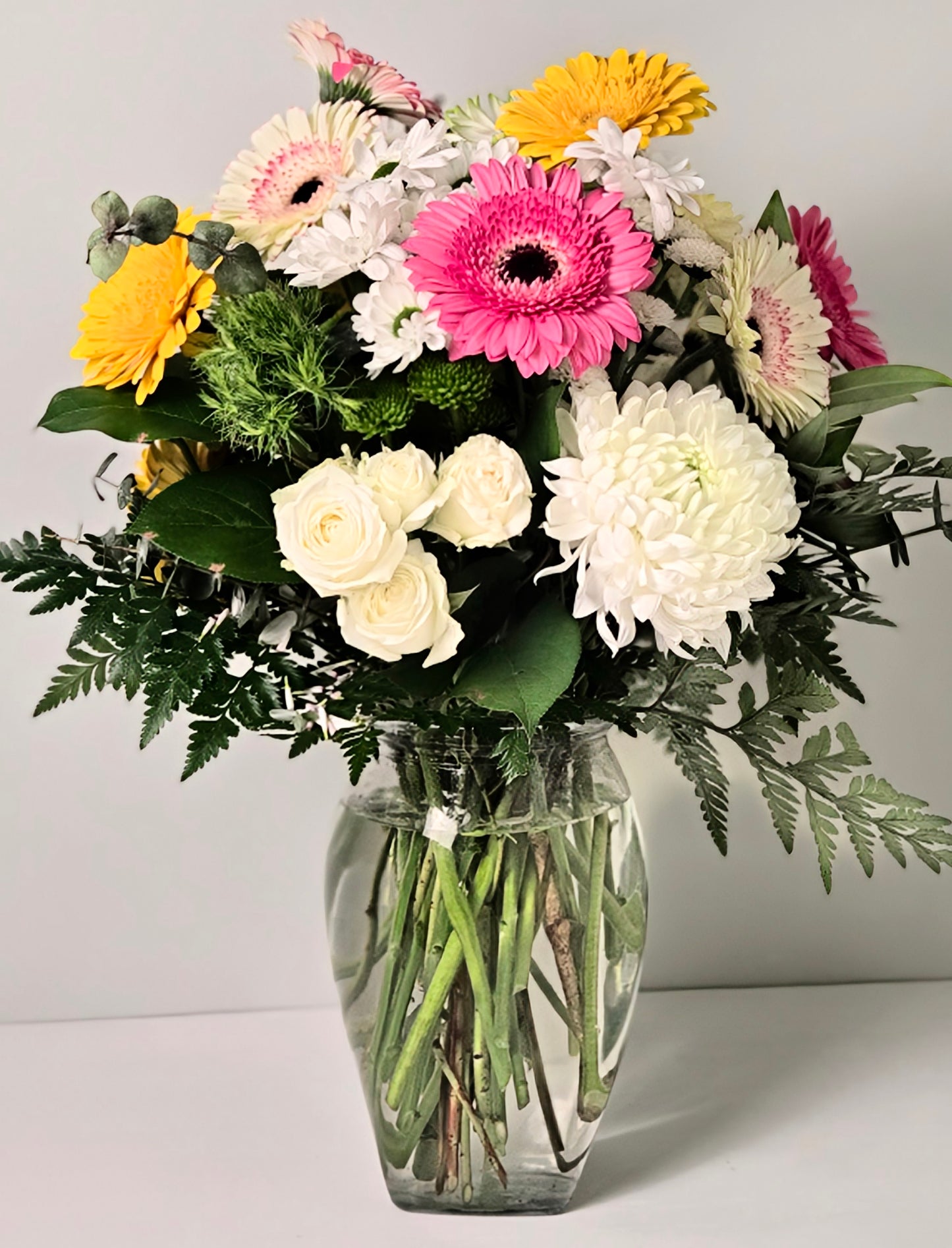 Confetti Garden Signature Celebration Vase Arrangement.