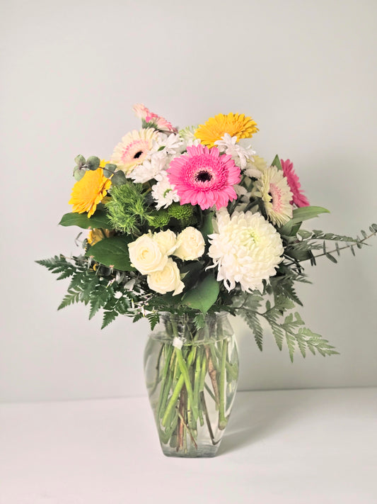 Signature Cheerful Celebration Vase Arrangement.
