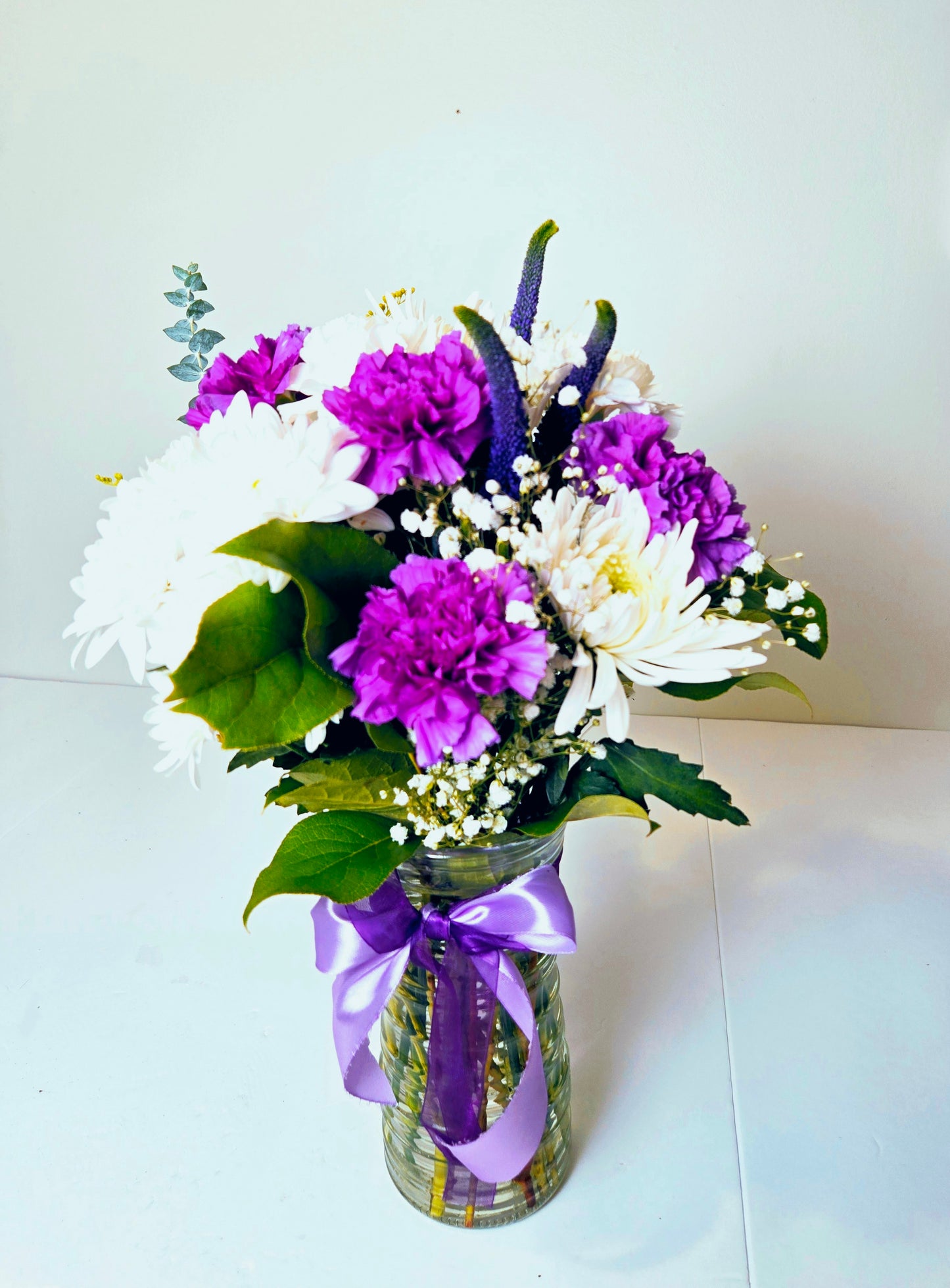 Purple Vase Arrangement