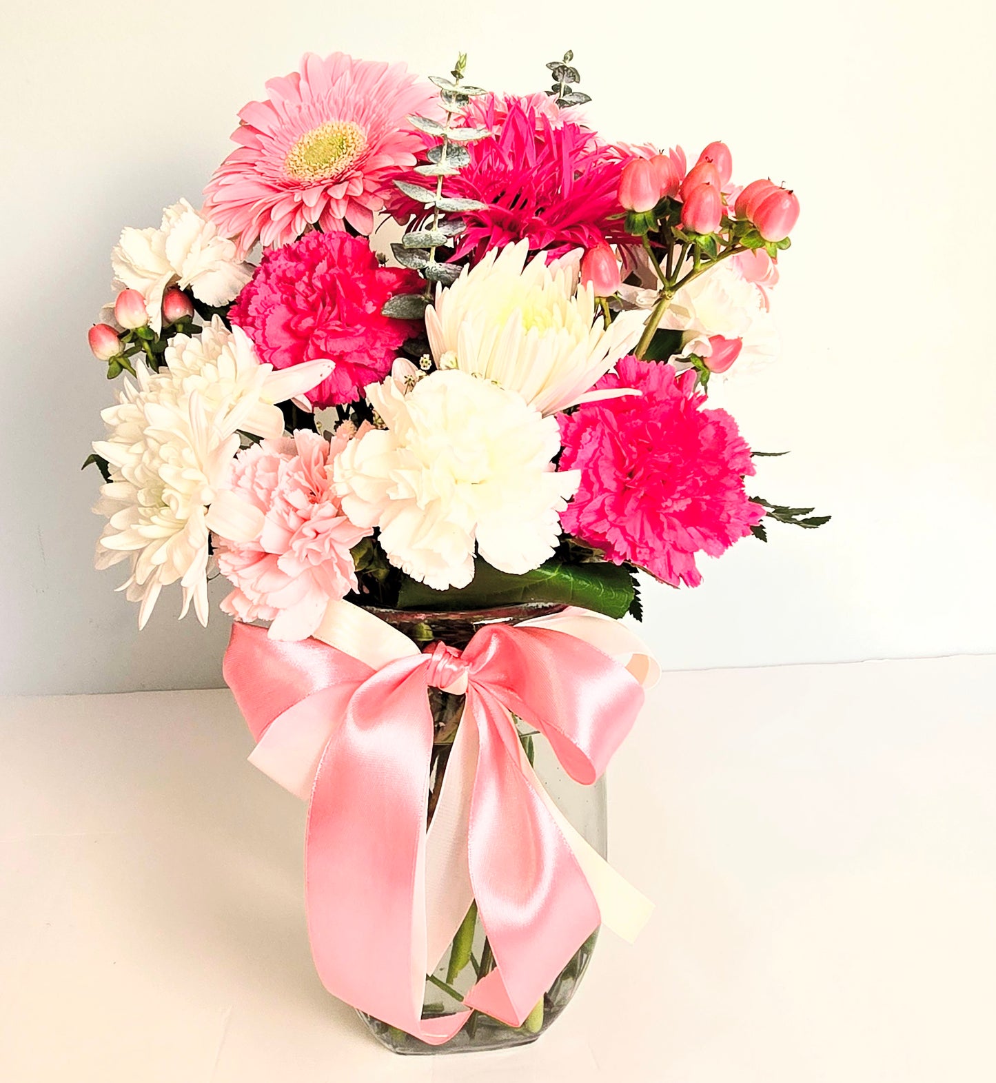 Pink Vase Arrangement