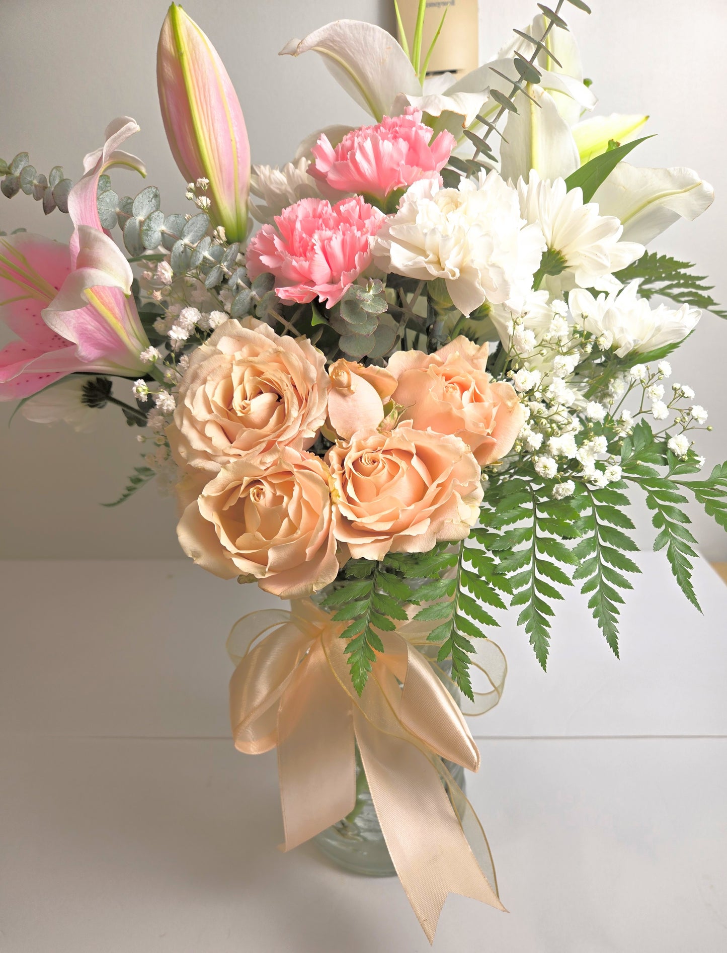 The Lily Edit Vase Arrangement