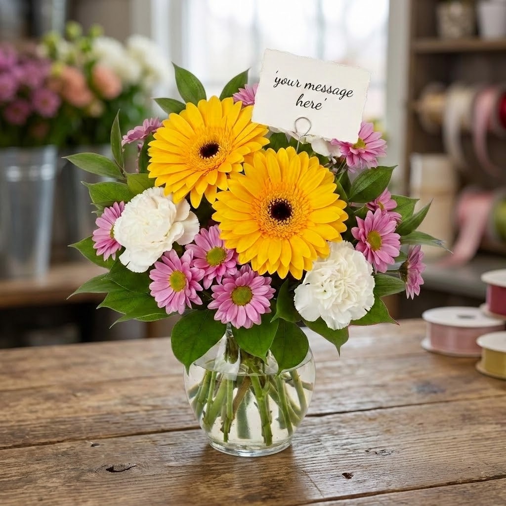 Petite Sunshine Vase Arrangement