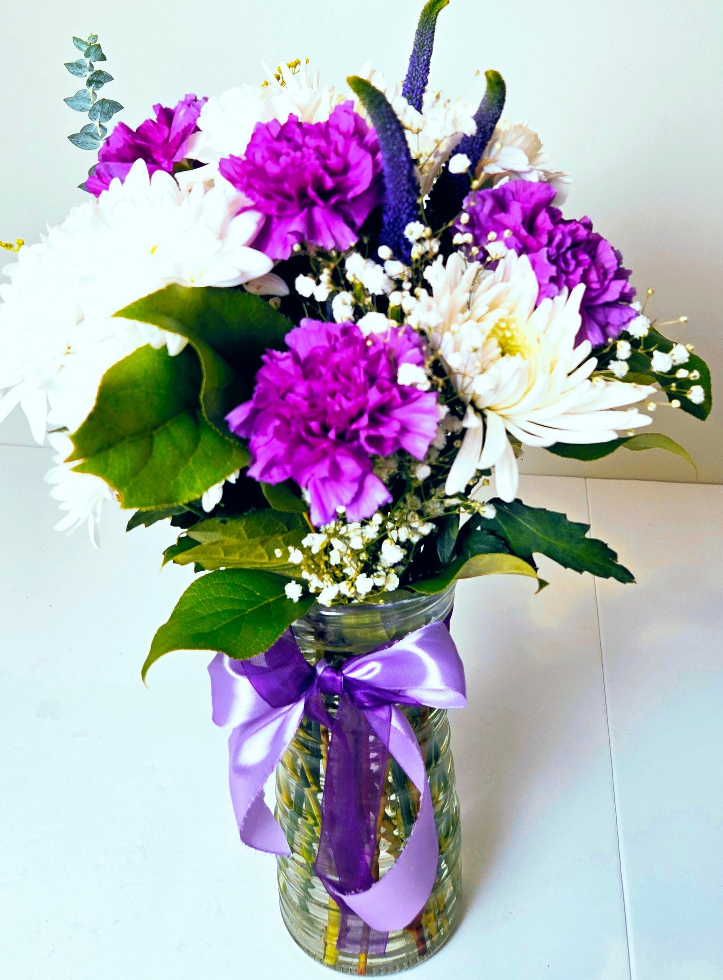 Purple Vase Arrangement